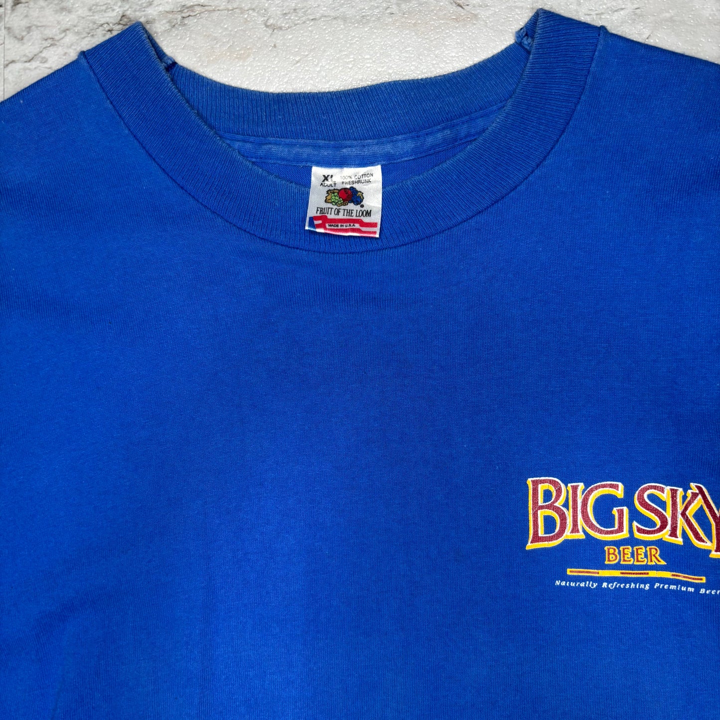 BIGSKY blue tee