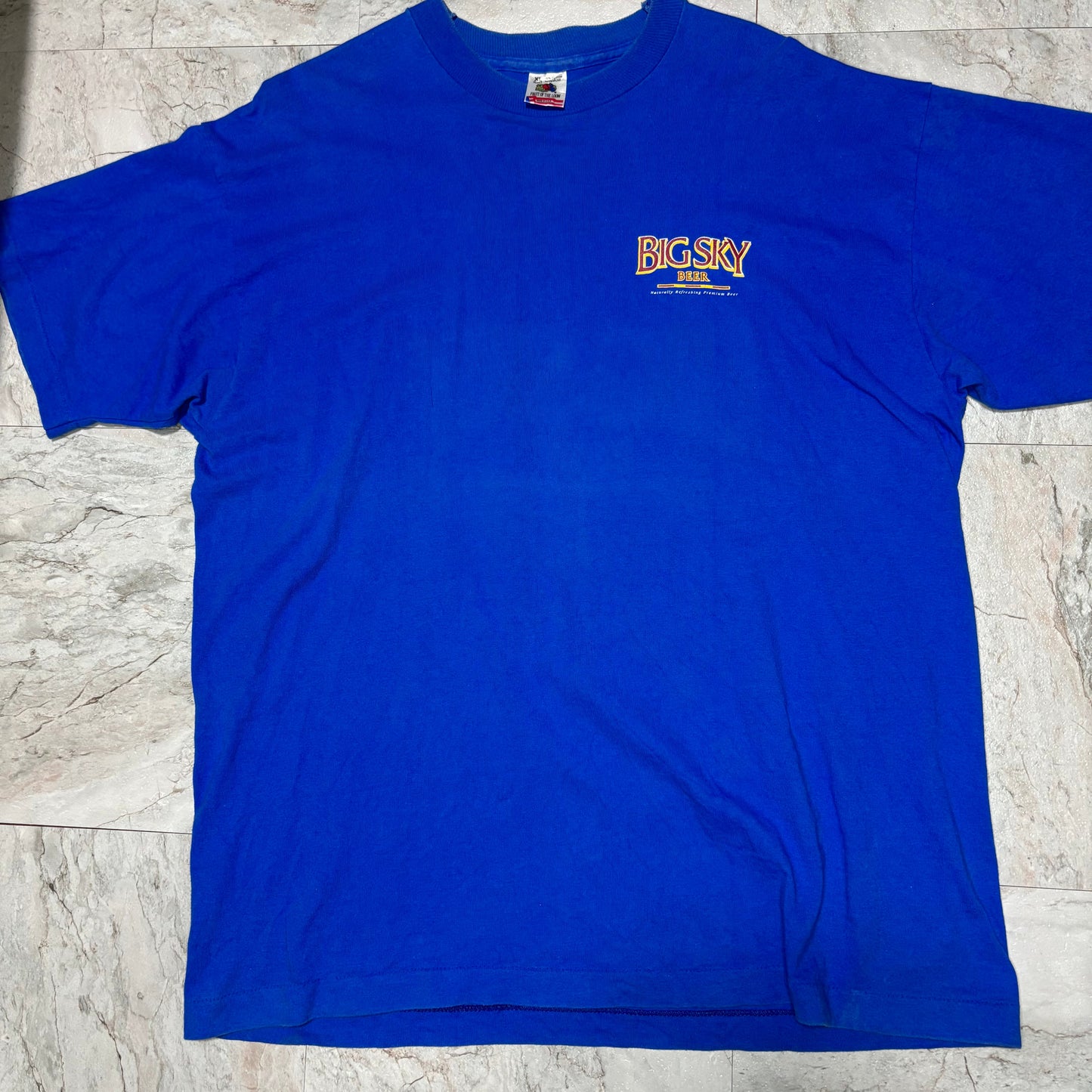 BIGSKY blue tee