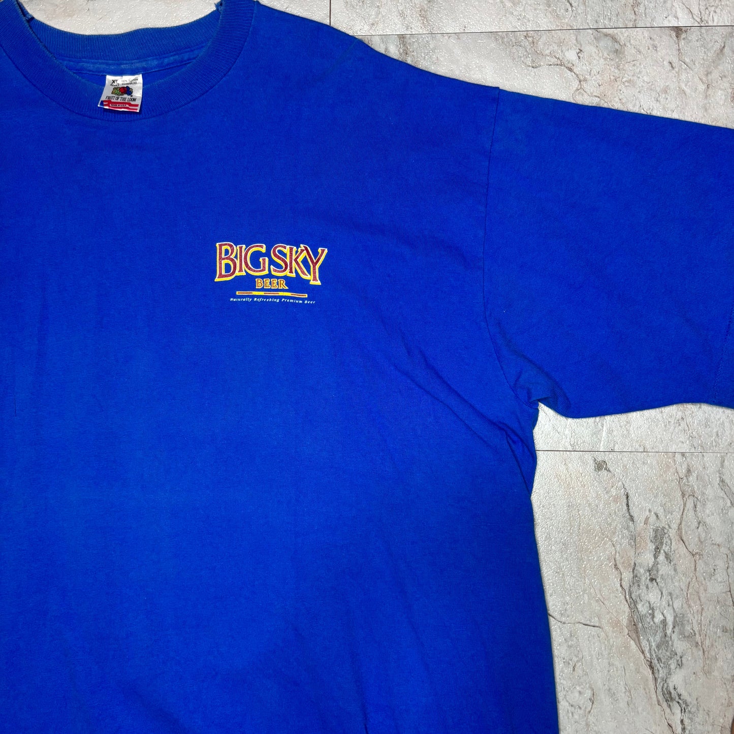 BIGSKY blue tee
